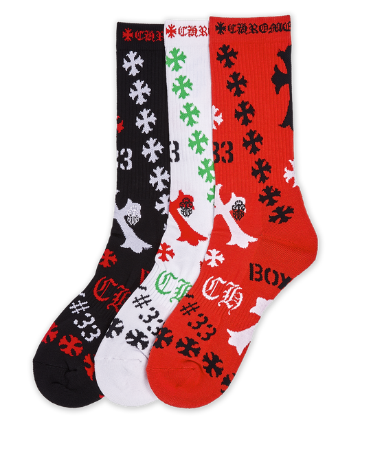 Chrome Hearts “Stencil” Socks