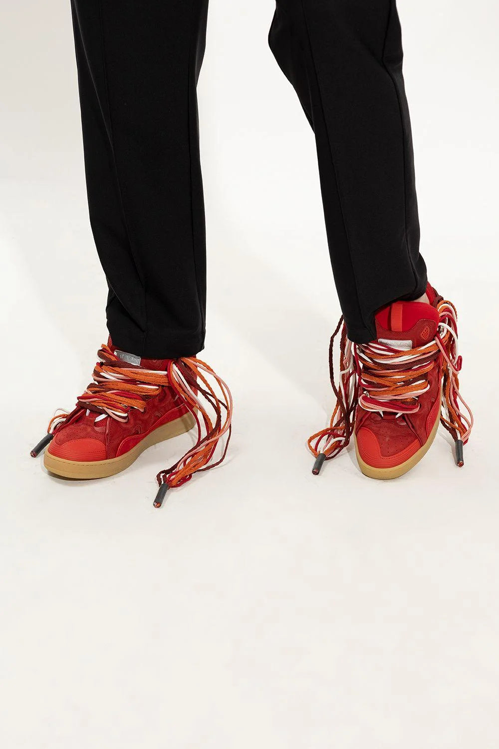 LANVIN Curb Sneaker (Red)