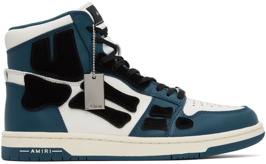 Amiri “Skeleton” Hightop (Navy/White/Black)