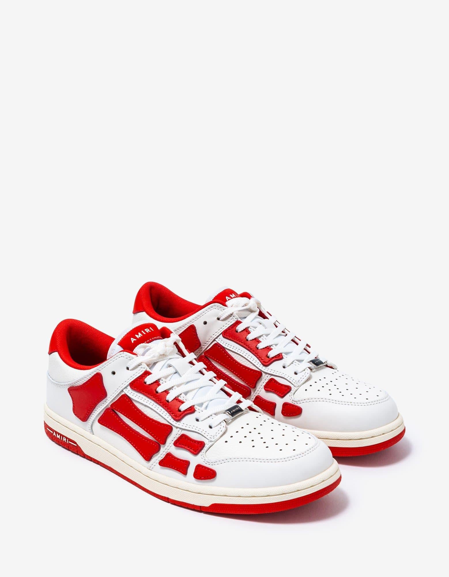 Amiri Skeleton Sneakers Lowtop (red/White)