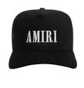 Amiri Core Logo Trucker Hat Black/White