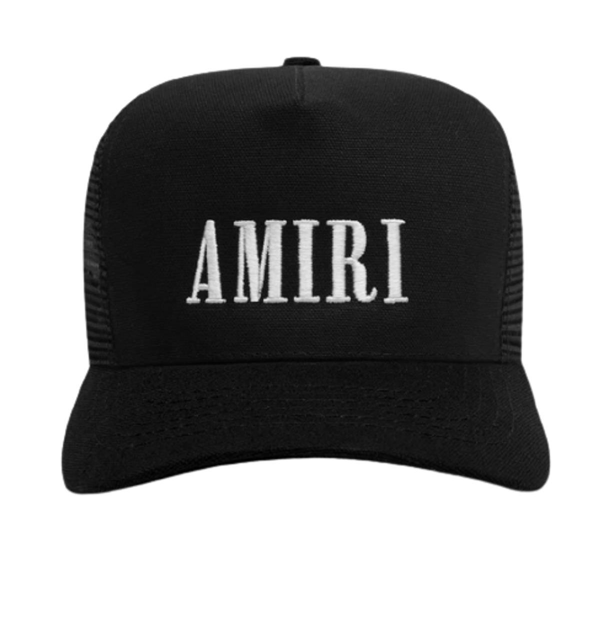 Amiri Core Logo Trucker Hat Black/White