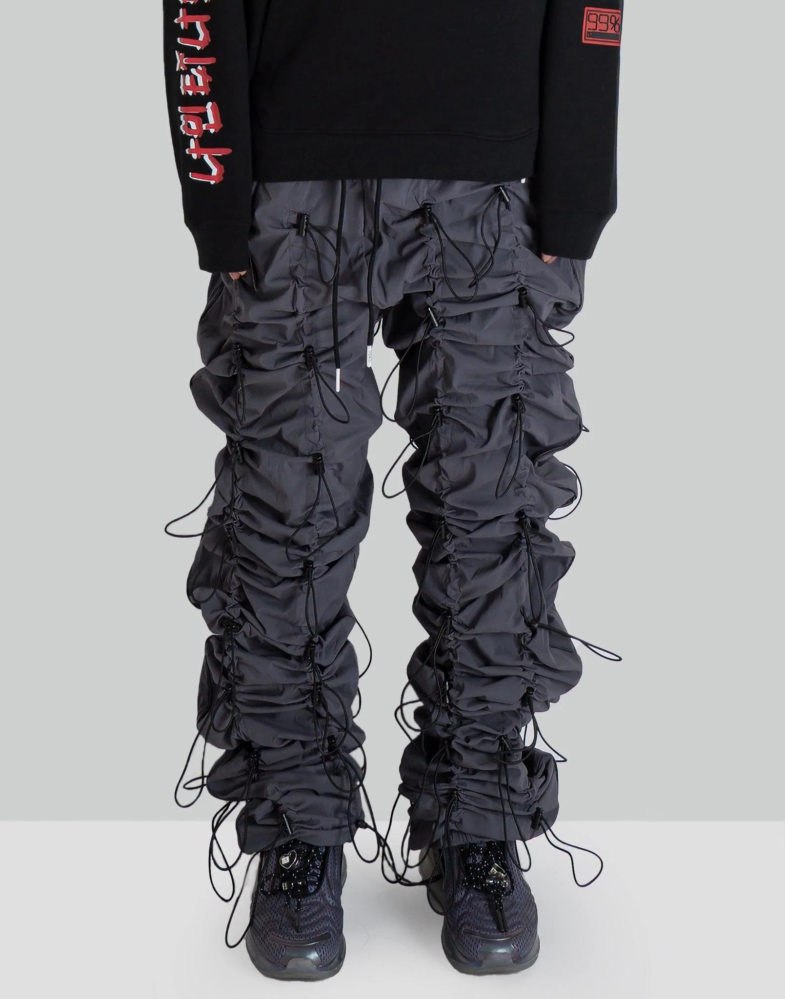 99%is Gobchang Pants (Grey/Black)