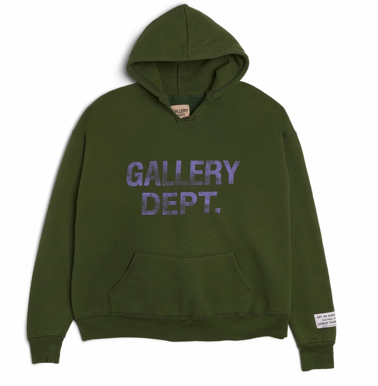 Gallery Dept Big Logo Hoodie (Green)