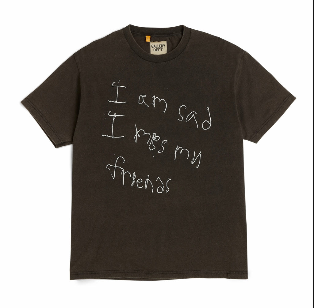 Gallery Dept "I Am Sad" Tee (Black)