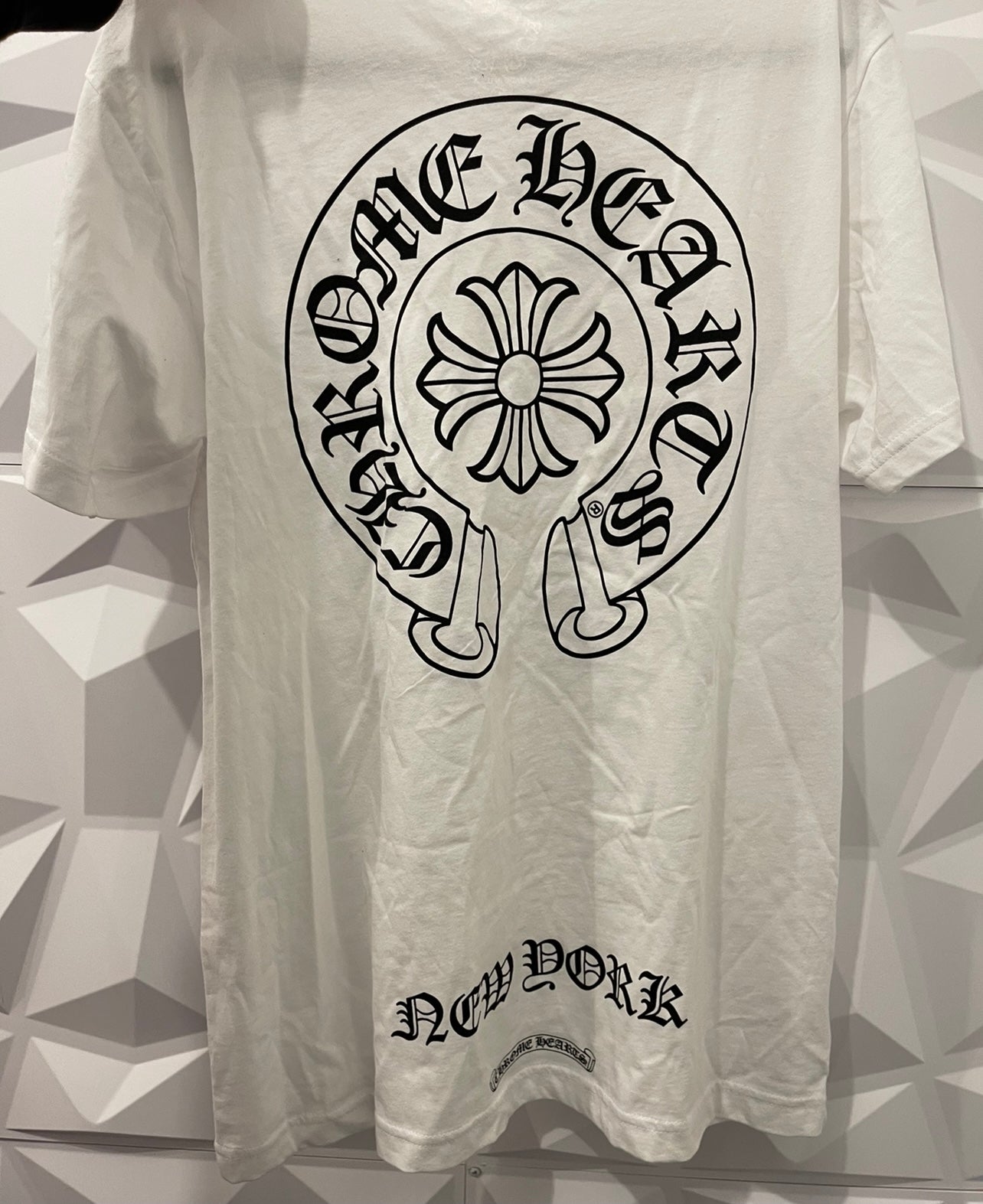 Chrome Hearts Floral Tee "New York" (White)