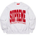 supreme cities arc crewneck (ash grey)