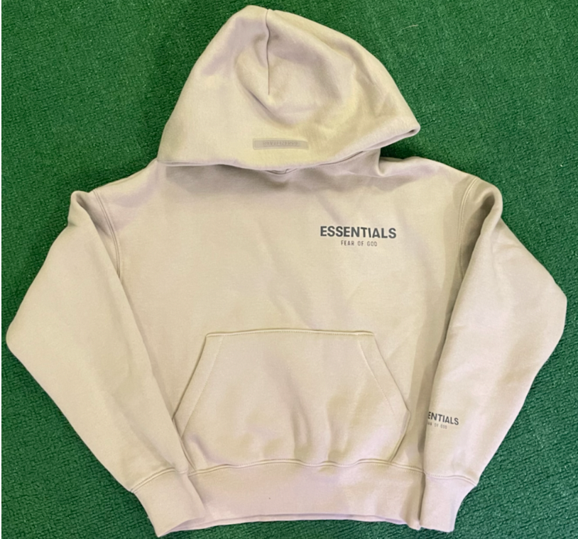 Essential Fear Of God Hoodie Light tan