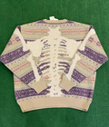 Kapital Knit Crewneck purple/beige