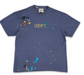 Gallery Dept Hand painted Tee Navy