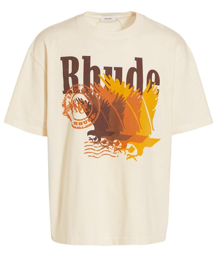 Rhude Tee Leaf ( Cream)