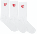 Eric Emmanuel Sock White (Red Logo)