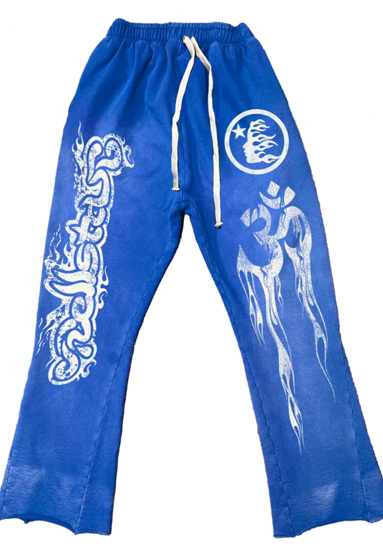 Hellstar Yoga Sweatpants Blue