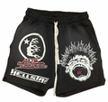 Hellstar “Records” Shorts Black