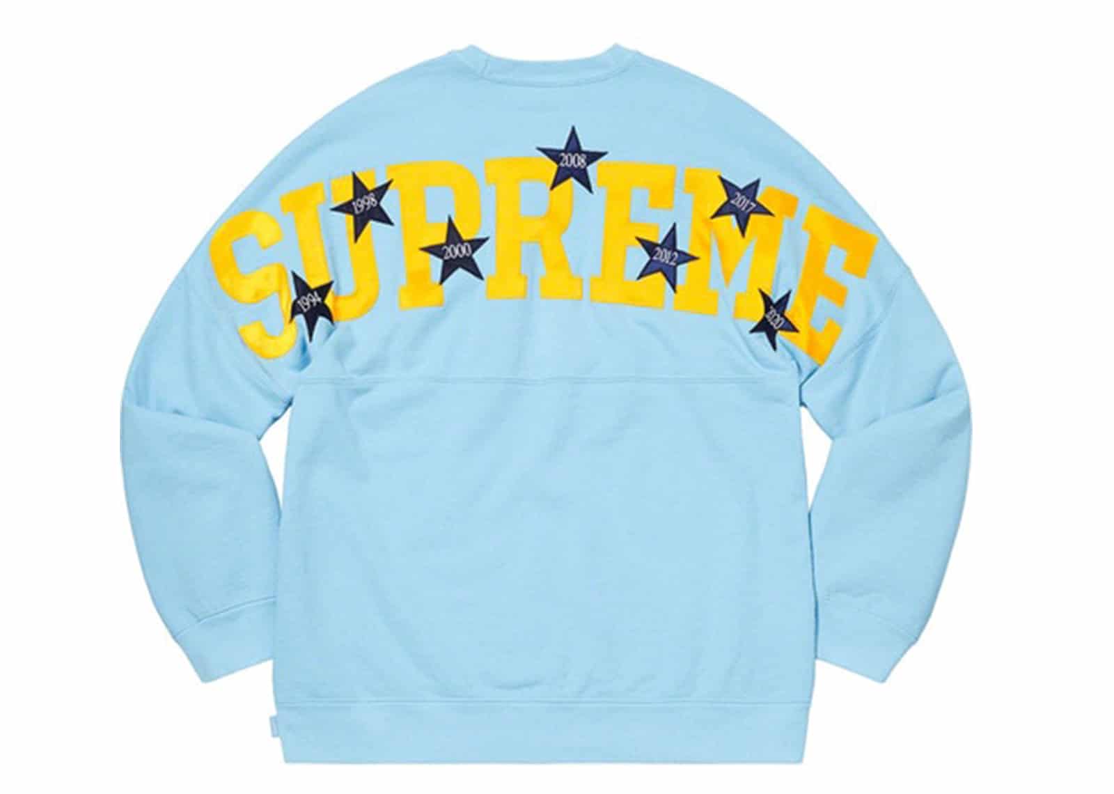 Supreme Star Crewneck (Light Blue)