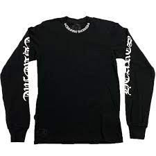Chrome Hearts Neck Logo Longsleeve Black/White Arms