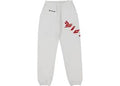 Sicko Sweatpants (White/Red)