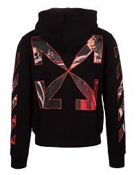 Off-White Caravaggio Angel Black Hoodie Black