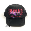 Spider Silk web bank hat black