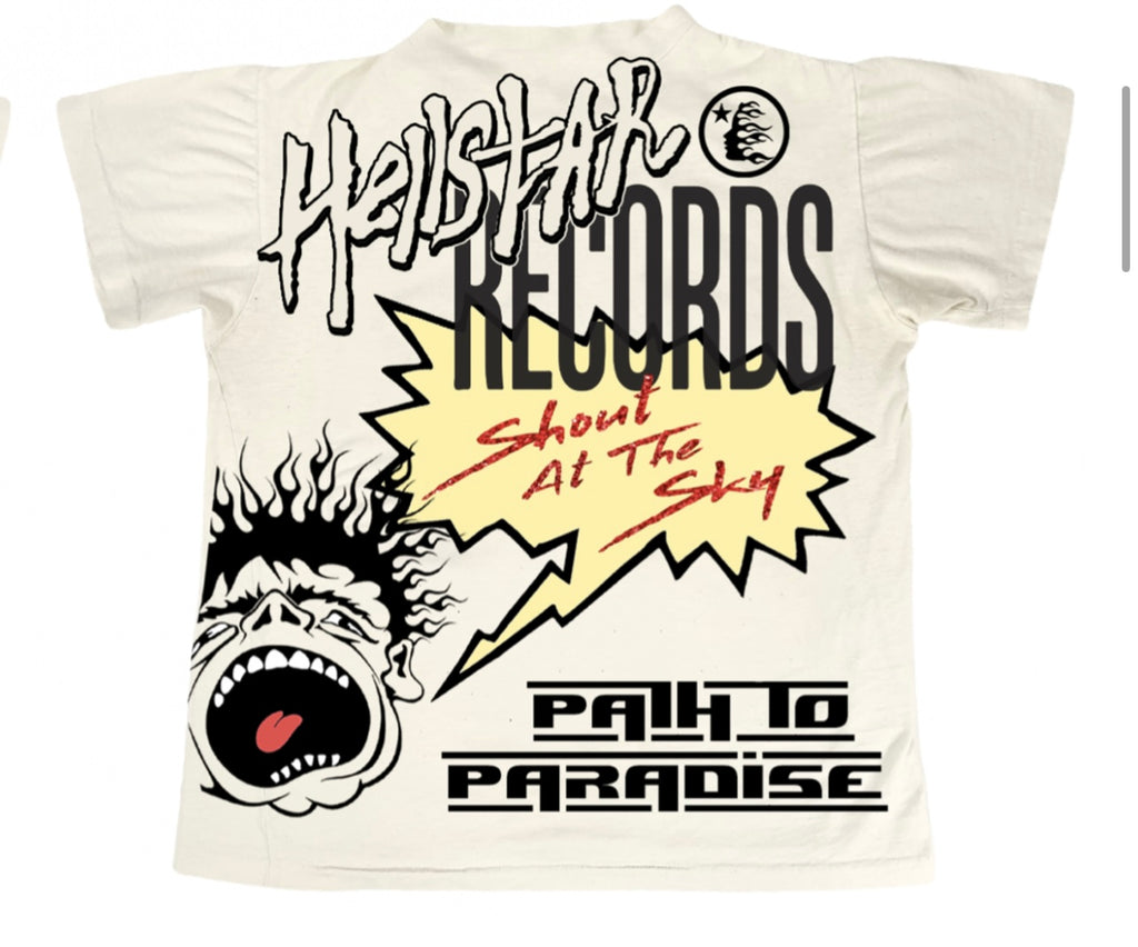 Hellstar Records Tee (White)