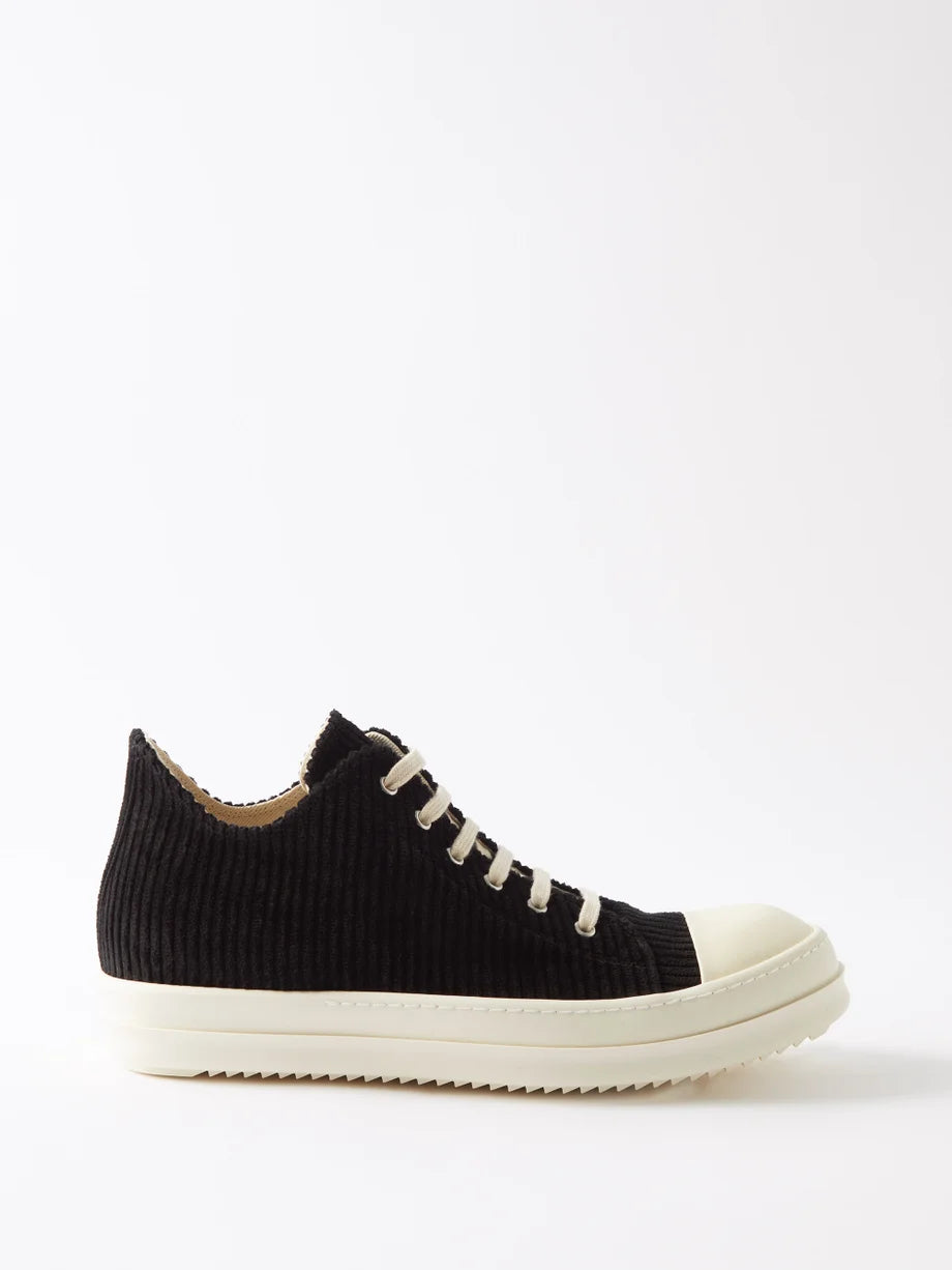 Rick Owens Lowtop Sneaker (Black)