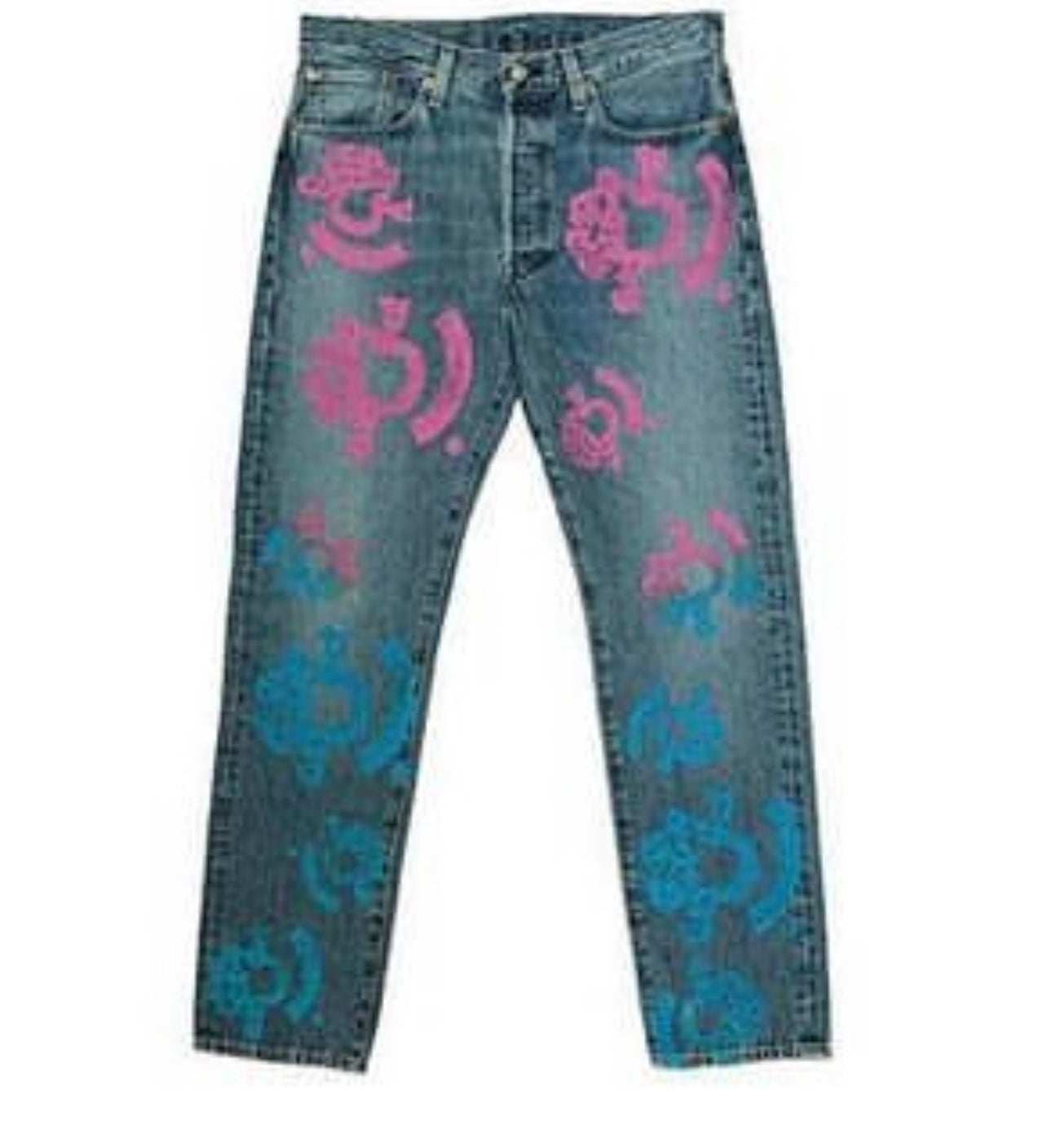 Denim Tears X Bstroy Jeans (Pink/Blue)