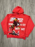Designer Humans Hoodie (Red)