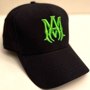 Amiri MA Trucker Hat (Black/Green)