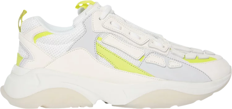 Amiri Bone Runner White (Neon Yellow)