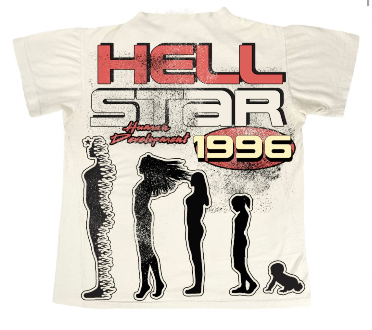 Hellstar Human Development Tee (White)