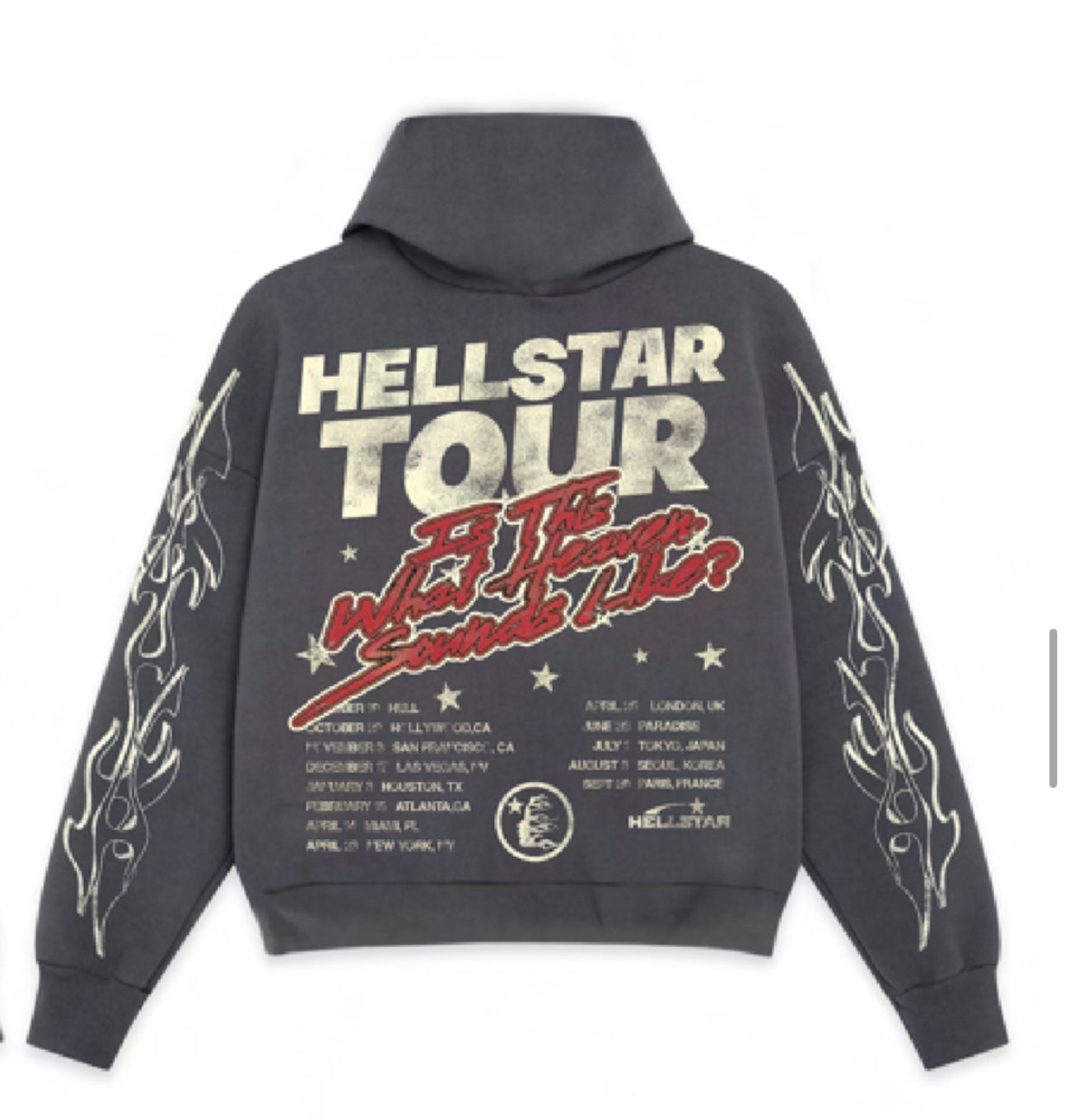 Hellstar “Tour Hoodie” (Black)