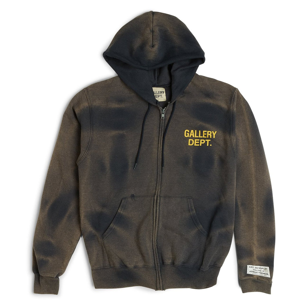 Sun Faded English Logo Zip Up