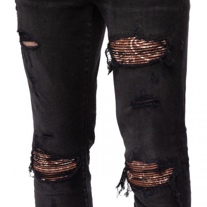 Amiri Mx1 Black (Brown Bandana)