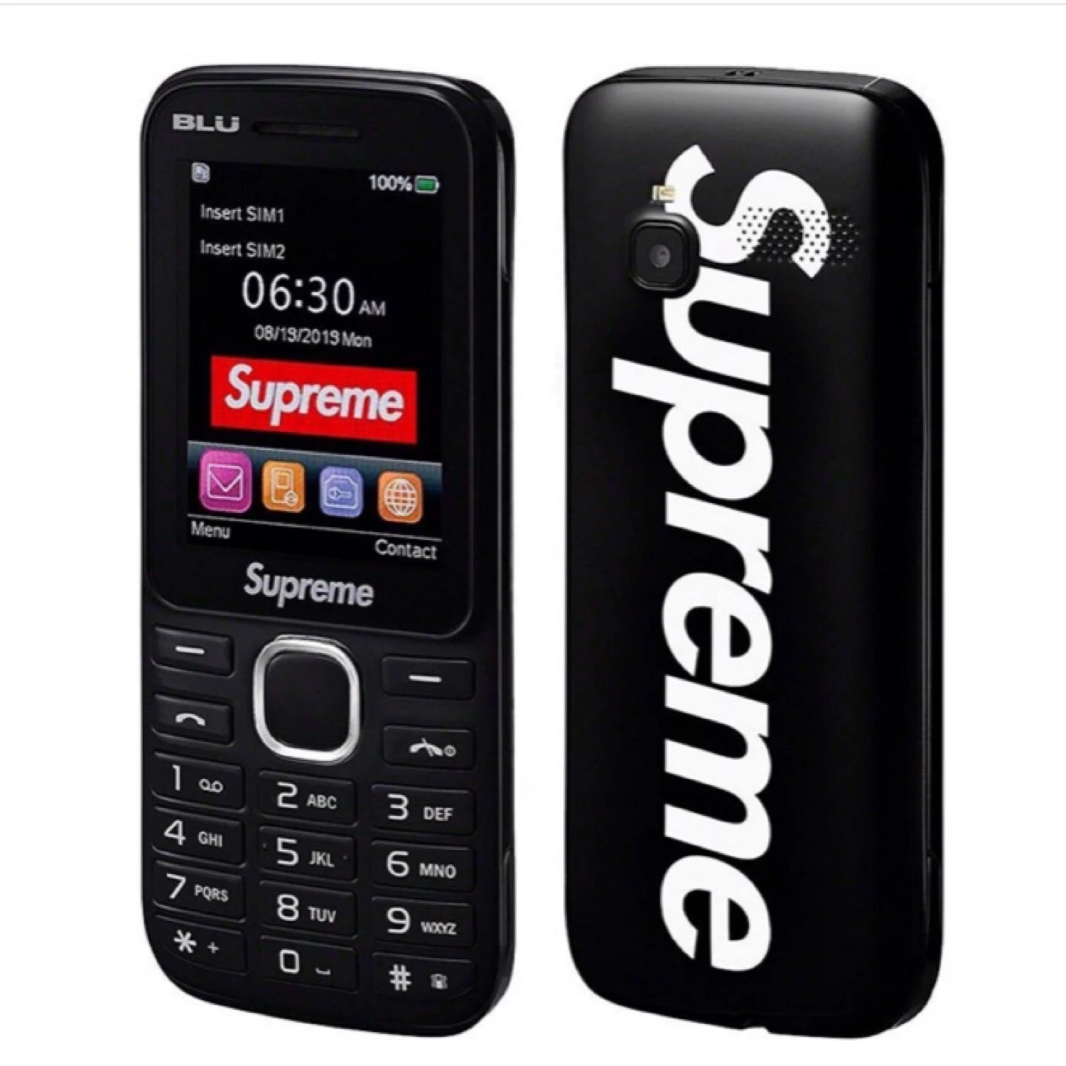 Supreme Burner Phone (Black)