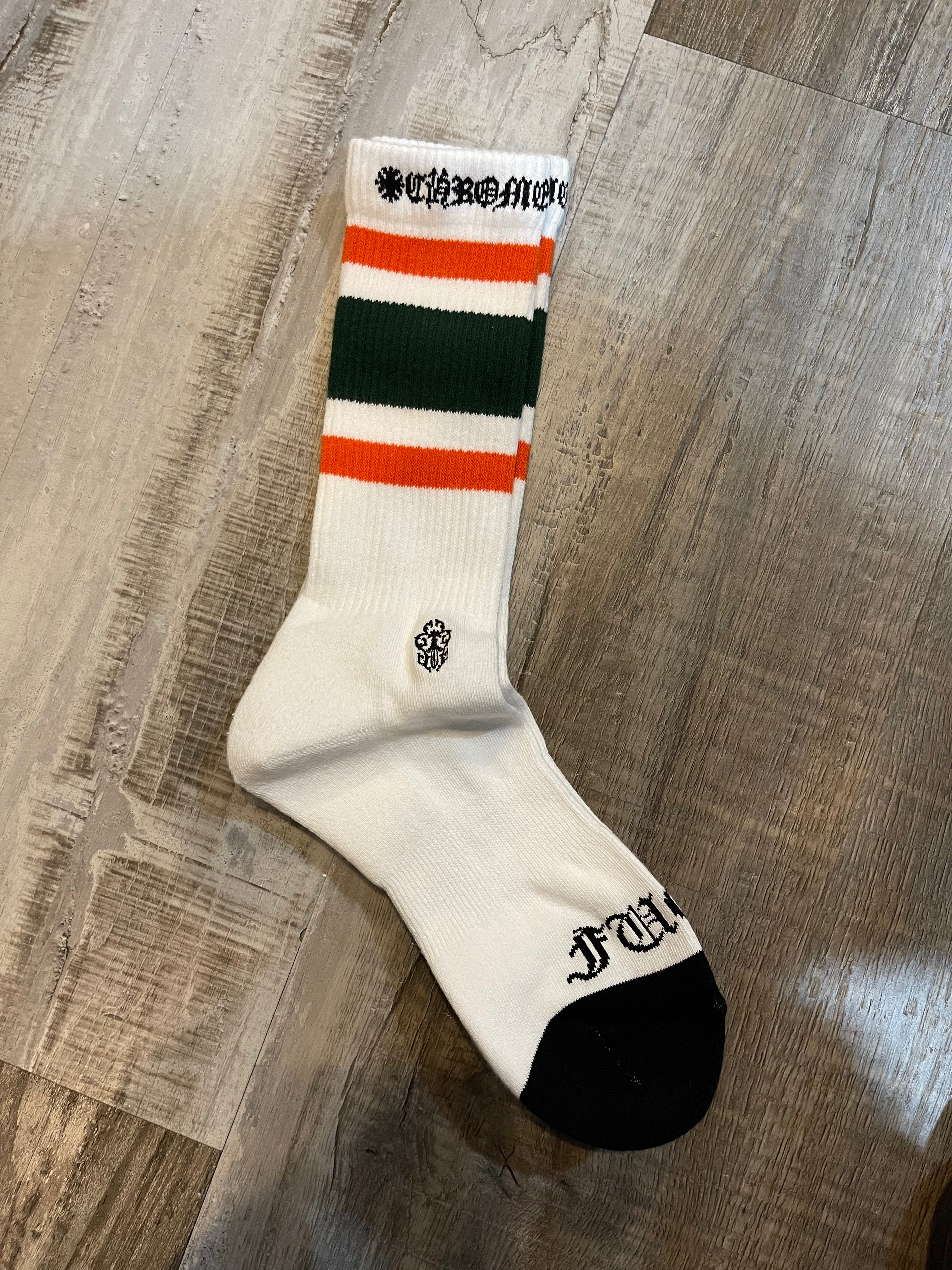 Chrome Sock Stripe (Orange/Green)