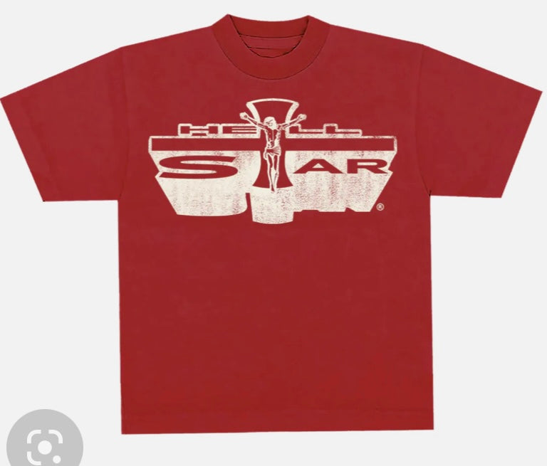 Hellstar Jesus Emblem Tee (Red)