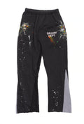 Gallery Dept Flare Sweatpants (Black) Paint