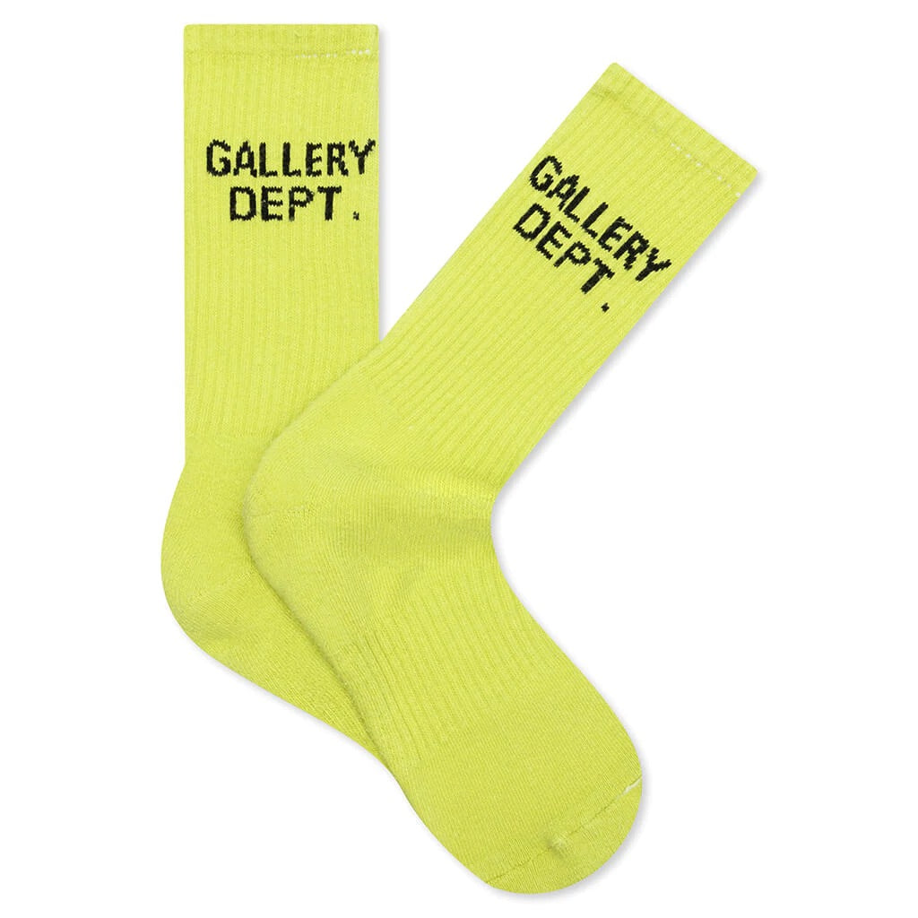 Gallery Dept Socks (Lime Green)