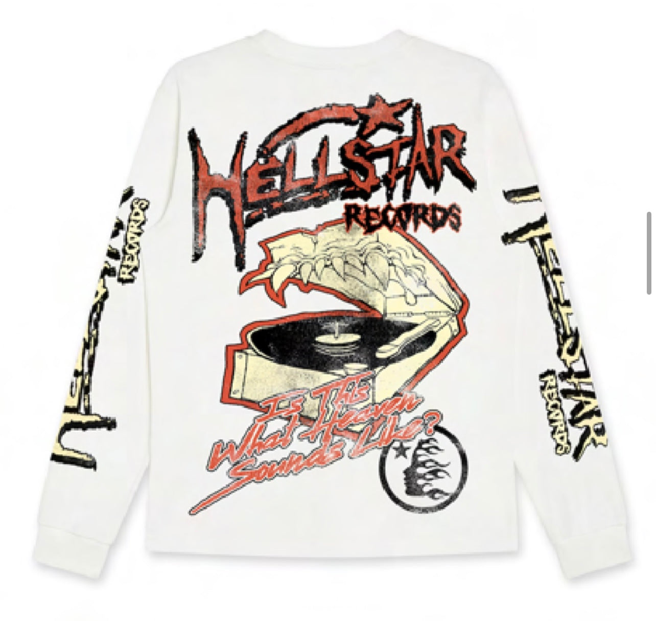 Hellstar “Records” Longsleeve (White)