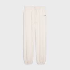 Celine Small Logo Sweatpants (White)